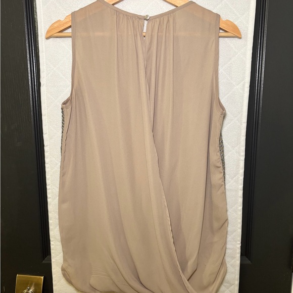 Forever 21 Metallic Sequin & Sheer Tank Top - Picture 2 of 4